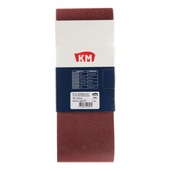 Лента шлифовальная бесконечная КМ Р80 100х610 мм (3 шт.) - фото 3
