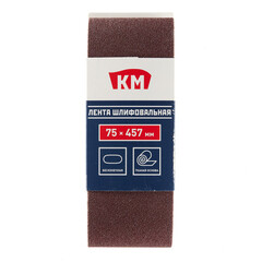 Лента шлифовальная бесконечная КМ Р100 75х457 мм (3 шт.) - фото 4