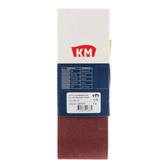 Лента шлифовальная бесконечная КМ Р120 75х457 мм (3 шт.) - фото 3
