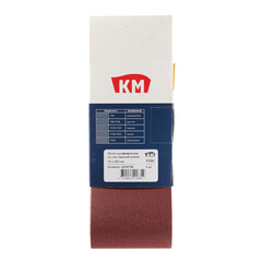 Лента шлифовальная бесконечная КМ Р150 75х457 мм (3 шт.) - фото 3
