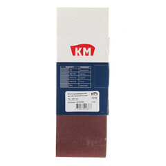 Лента шлифовальная бесконечная КМ Р240 75х457 мм (3 шт.) - фото 3