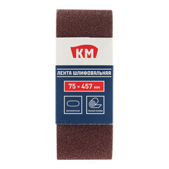 Лента шлифовальная бесконечная КМ Р60 75х457 мм (3 шт.) - фото 4
