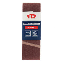 Лента шлифовальная бесконечная КМ Р100 75х533 мм (3 шт.) - фото 4