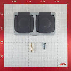 Розетка Makel накладная серая с крышкой (36064206) - фото 3