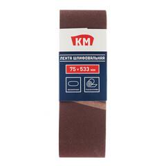 Лента шлифовальная бесконечная КМ Р180 75х533 мм (3 шт.) - фото 4