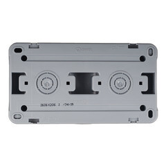 Розетка Makel накладная серая с крышкой (36064206) - фото 6