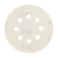 Диск шлифовальный КМ Gold d125 мм P40 на липучку бумажная основа (5 шт.) - фото 4