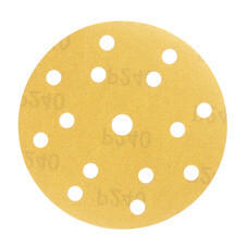 Диск шлифовальный КМ Gold d150 мм P240 на липучку бумажная основа (5 шт.)