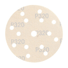 Диск шлифовальный КМ Gold d150 мм P320 на липучку бумажная основа (5 шт.) - фото 4