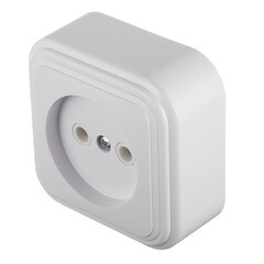 Розетка Svet накладная белая (0215-00011) - фото 6