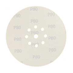 Диск шлифовальный КМ Gold d225 мм P80 на липучку бумажная основа (5 шт.) - фото 4