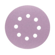 Диск шлифовальный КМ Purple d125 мм P100 на липучку бумажная основа (5 шт.)