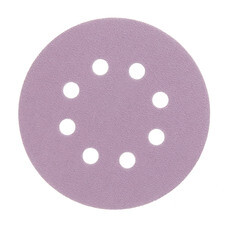 Диск шлифовальный КМ Purple d125 мм P120 на липучку бумажная основа (5 шт.)