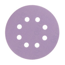 Диск шлифовальный КМ Purple d125 мм P180 на липучку бумажная основа (5 шт.)