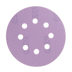 Изображение товара Диск шлифовальный КМ Purple d125 мм P320 на липучку бумажная основа (5 шт.)
