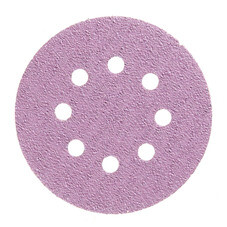 Диск шлифовальный КМ Purple d125 мм P40 на липучку бумажная основа (5 шт.)