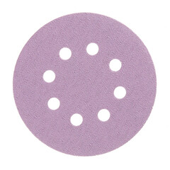 Диск шлифовальный КМ Purple d125 мм P80 на липучку бумажная основа (5 шт.) - фото 1