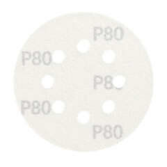 Диск шлифовальный КМ Purple d125 мм P80 на липучку бумажная основа (5 шт.) - фото 4