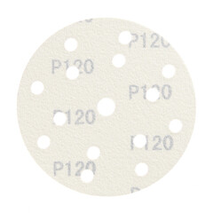 Диск шлифовальный КМ Purple d150 мм P120 на липучку бумажная основа (5 шт.) - фото 4