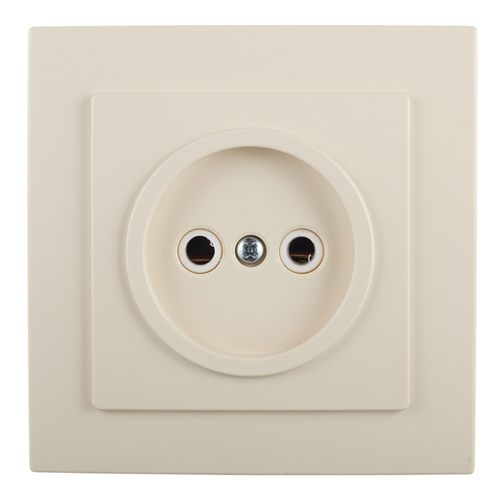 Изображение товара Встраиваемая розетка Svet бежевая 1 гнездо IP20 для сухих помещений