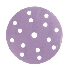 Диск шлифовальный КМ Purple d150 мм P240 на липучку бумажная основа (5 шт.)