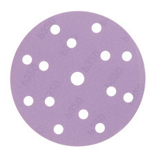 Диск шлифовальный КМ Purple d150 мм P320 на липучку бумажная основа (5 шт.)