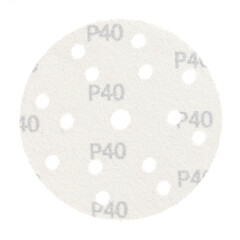 Диск шлифовальный КМ Purple d150 мм P40 на липучку бумажная основа (5 шт.) - фото 4