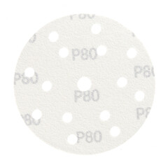 Диск шлифовальный КМ Purple d150 мм P80 на липучку бумажная основа (5 шт.) - фото 4