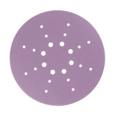 Диск шлифовальный КМ Purple d225 мм P120 на липучку бумажная основа (5 шт.)