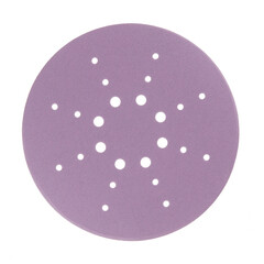 Диск шлифовальный КМ Purple d225 мм P120 на липучку бумажная основа (5 шт.) - фото 1