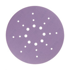 Диск шлифовальный КМ Purple d225 мм P180 на липучку бумажная основа (5 шт.)