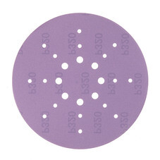 Диск шлифовальный КМ Purple d225 мм P320 на липучку бумажная основа (5 шт.)