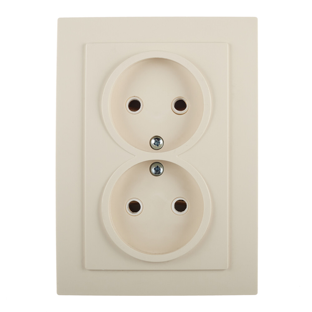 Изображение товара Встраиваемая бежевая розетка Svet 0216-00211 для квартир и офисов