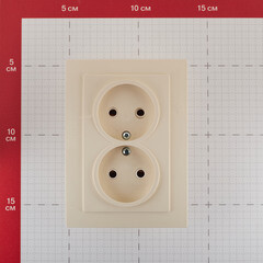 Розетка Svet встраиваемая бежевая (0216-00211) - фото 6