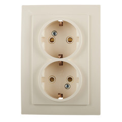 Розетка Svet встраиваемая бежевая (0216-00301) - фото 1