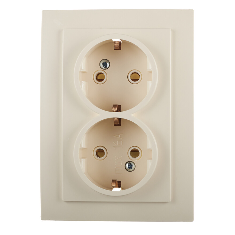 Изображение товара Розетка Svet встраиваемая бежевая 0216-00301