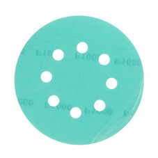 Диск шлифовальный КМ Green Film d125 мм P1000 на липучку пленочная основа (5 шт.)
