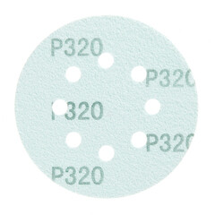 Диск шлифовальный КМ Green Film d125 мм P320 на липучку пленочная основа (5 шт.) - фото 4
