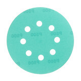 Диск шлифовальный КМ Green Film d125 мм P500 на липучку пленочная основа (5 шт.)