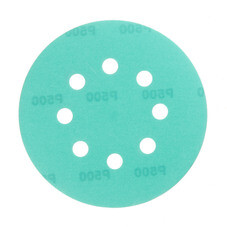 Диск шлифовальный КМ Green Film d125 мм P500 на липучку пленочная основа (5 шт.)