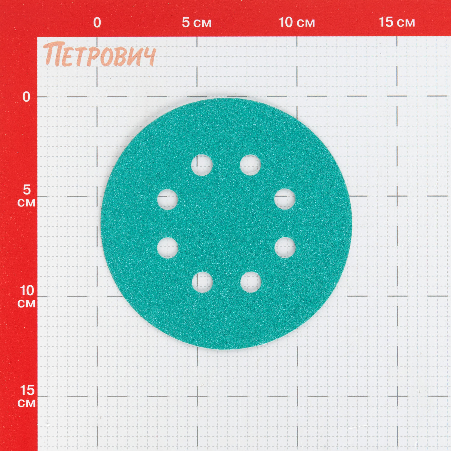 Изображение товара Диск шлифовальный КМ Green Film d125 мм P80 на липучке 5 шт универсальный
