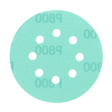 Диск шлифовальный КМ Green Film d125 мм P800 на липучку пленочная основа (5 шт.)
