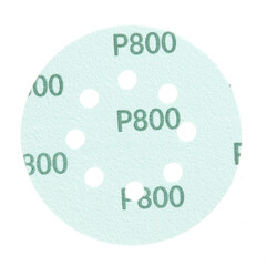 Диск шлифовальный КМ Green Film d125 мм P800 на липучку пленочная основа (5 шт.) - фото 4