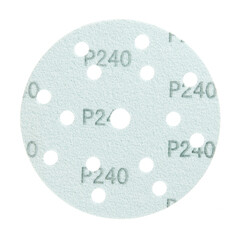 Диск шлифовальный КМ Green Film d150 мм P240 на липучку пленочная основа (5 шт.) - фото 4