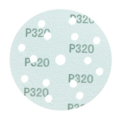 Диск шлифовальный КМ Green Film d150 мм P320 на липучку пленочная основа (5 шт.) - фото 4