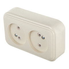 Розетка Svet накладная бежевая (0215-00391) - фото 4