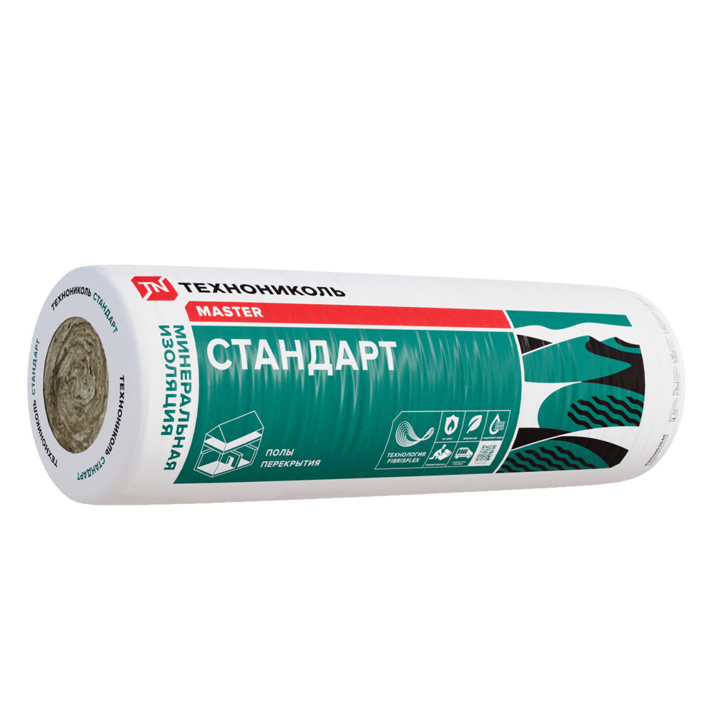 

Утеплитель Технониколь Стандарт 50х1220х6150 мм 15,01 кв.м (2 мата в упаковке)