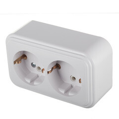 Розетка Svet накладная белая (0215-00461/9829/9826) - фото 4