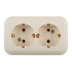 Розетка Svet накладная бежевая (0215-00481) - фото 1