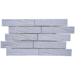 Искусственный камень ЕвроЛит Немецкий кирпич белый (70 шт.=1 кв.м) - фото 1